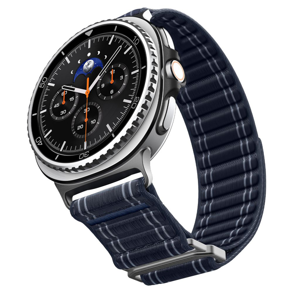 Каишка за Samsung Galaxy Watch8 40mm/Watch8 44mm/Watch8 Classic - Spigen Watchband WBF0 (AMP10155) - Тъмносин