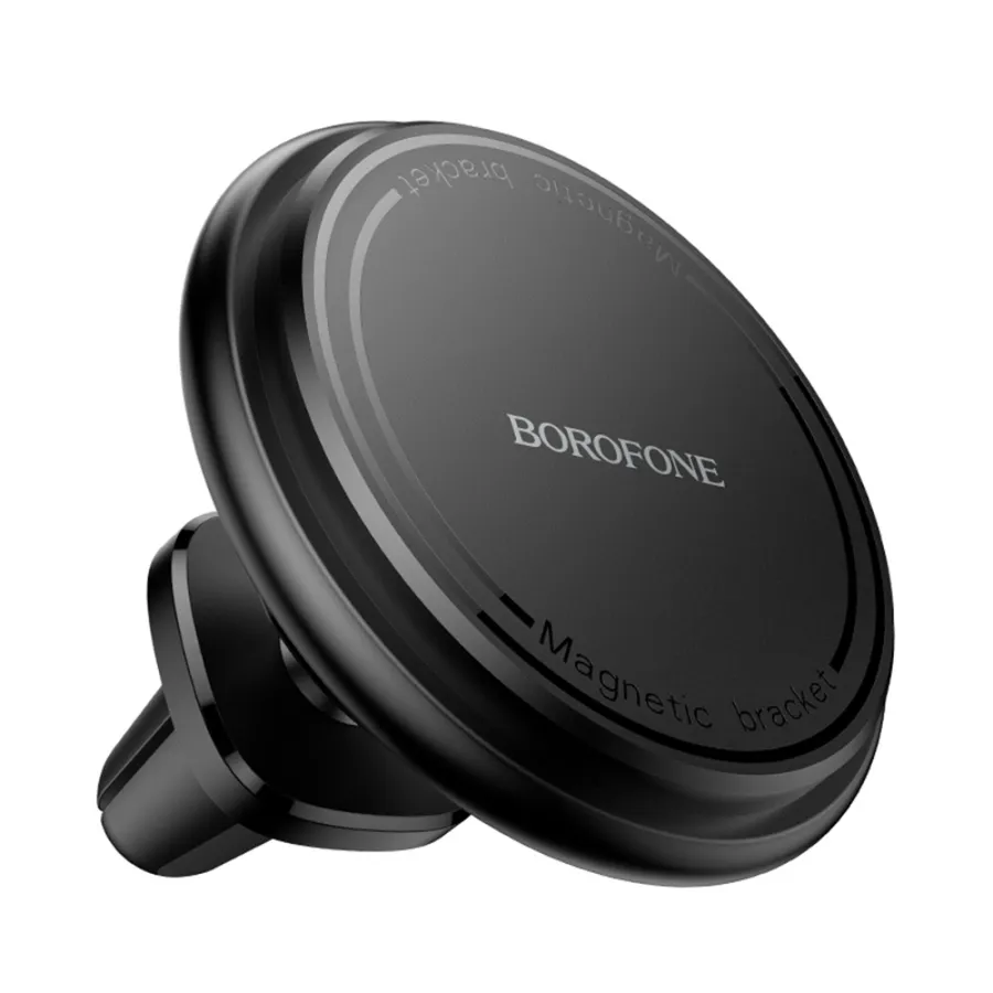 Стойка за кола, магнитна, вентилационна решетка - Borofone Parker (BH135) - черна