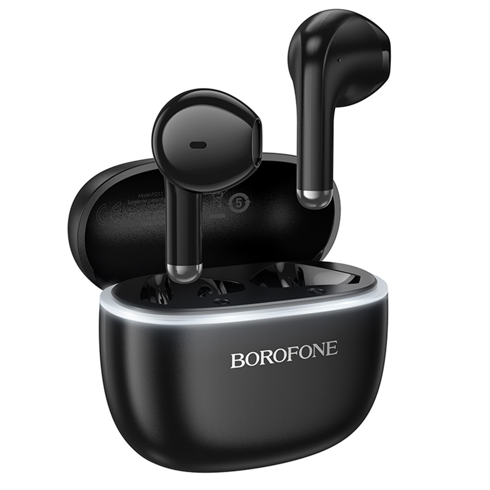 Безжични слушалки, In-Ear, BT5.4, 300mAh, TWS - Borofone Sound (FQ11) - Черни