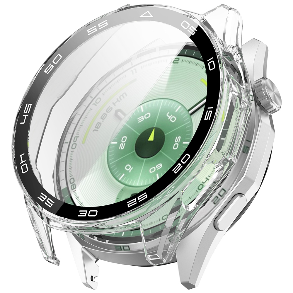 Калъф за Huawei Watch GT 6 46mm + капак - Techsuit Defense360 Pro Bezel - Прозрачен