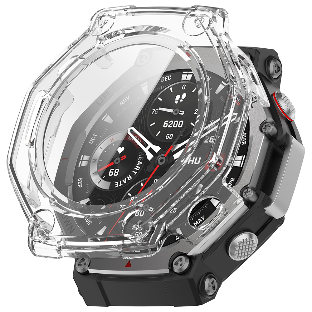 Калъф за Amazfit T-Rex 3 + калъф - Techsuit Defense360 Pro - Прозрачен