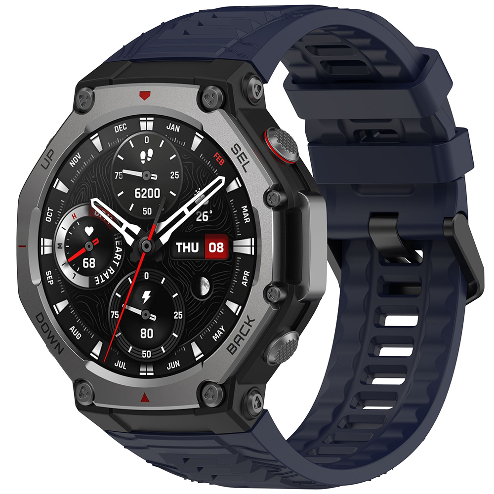 Каишка за Amazfit T-Rex 3 - Techsuit лента за часовник (W067) - тъмносин