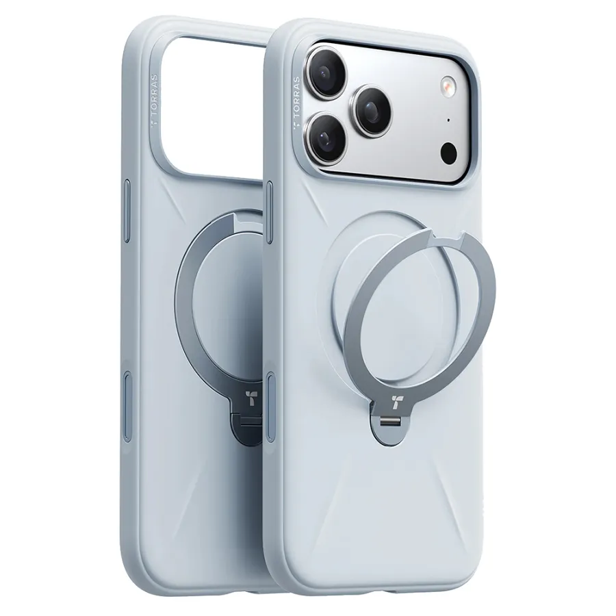 Калъф за iPhone 17 Pro Max - Torras QPRO Silicone Series - Baby Син