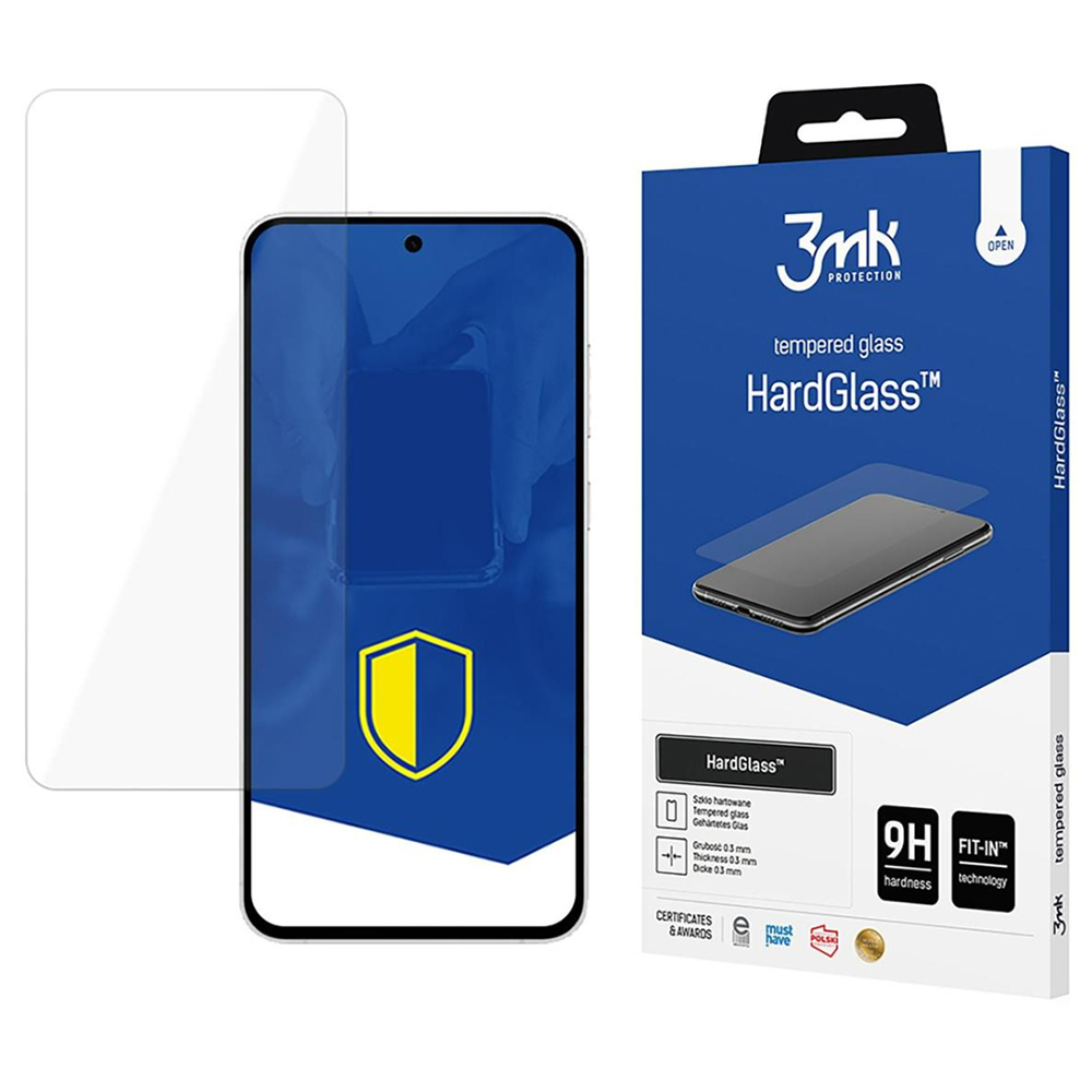 Калъф за Samsung Galaxy S24 FE - 3mk HardGlass Tempered Screen Protector - Прозрачен