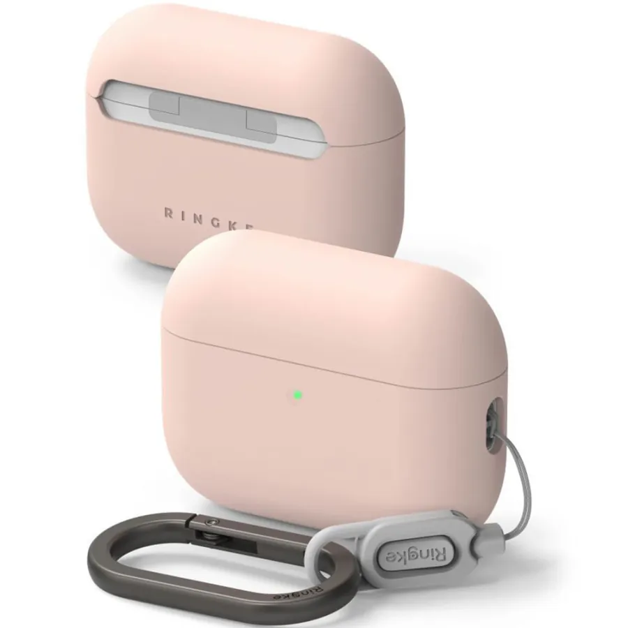 Калъф за AirPods Pro 3 - Силиконов Ringke - Розов пясък