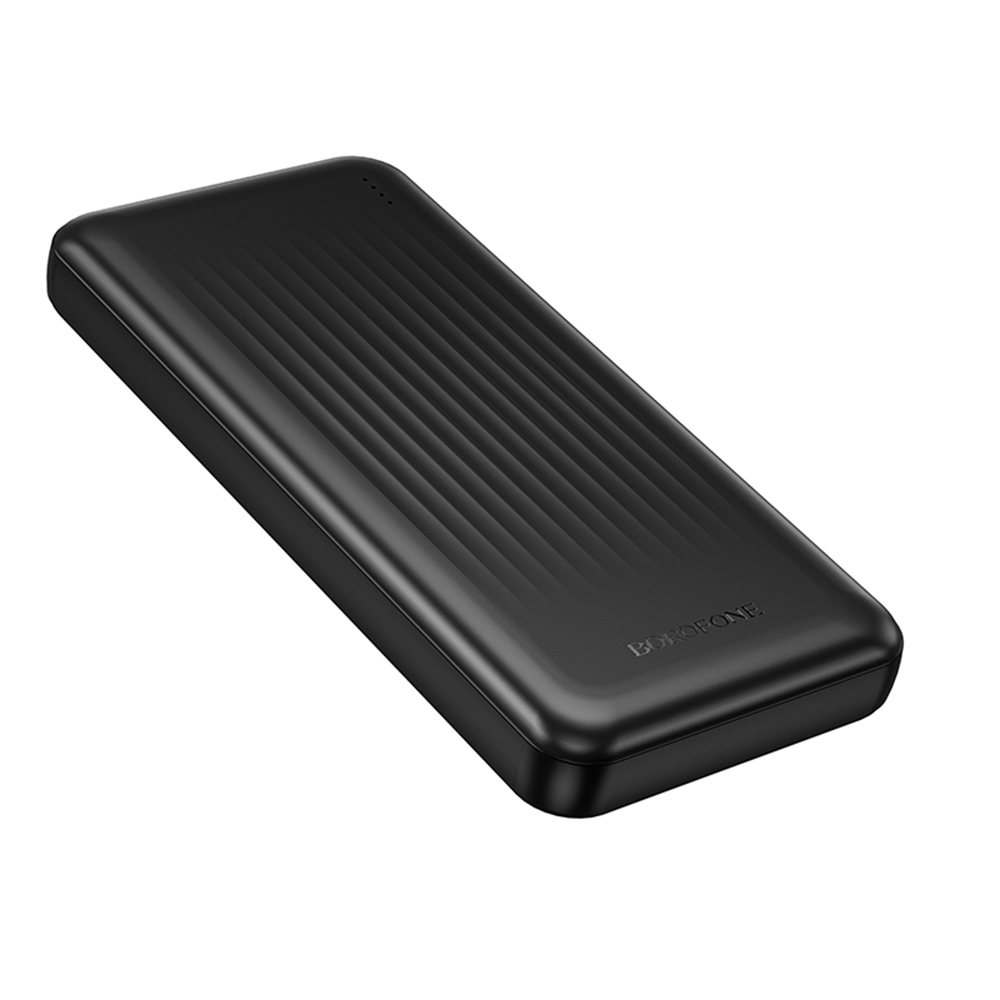 Power Bank, USB, USB-C, QC 3.0, 22.5W, 10000mAh - Borofone (BJ80) - Черен