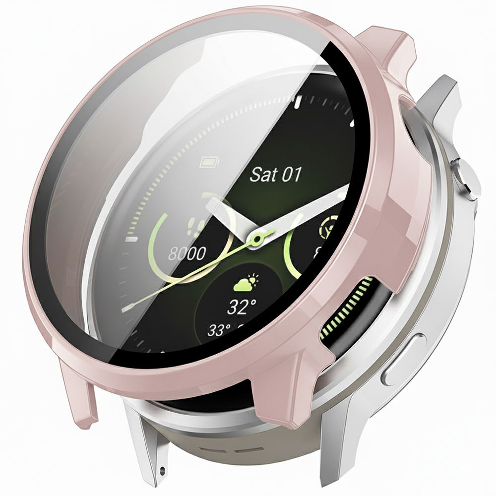 Чантичка за Garmin Venu 4 45mm + Калъф - Techsuit Defense360 Pro - Розов