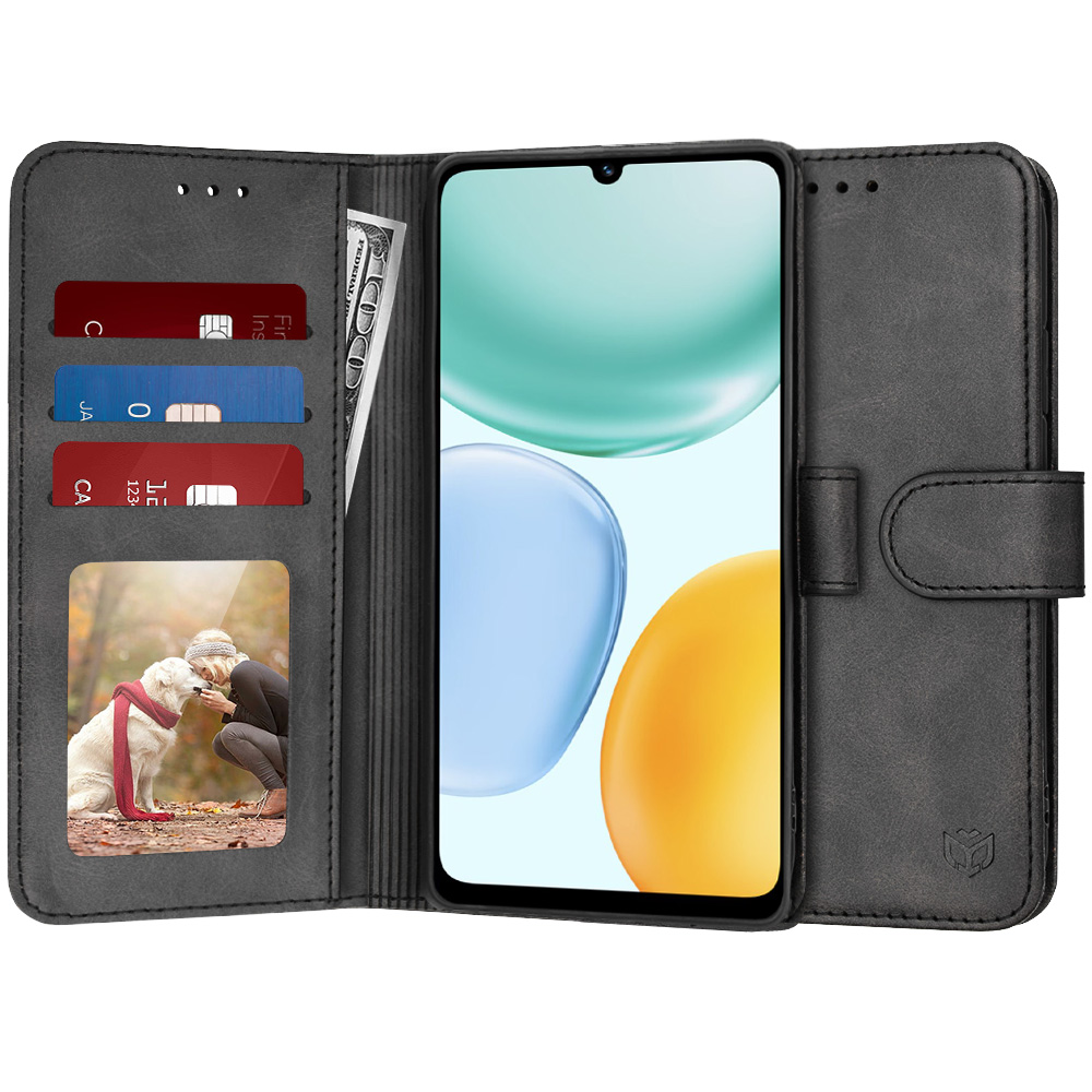 Калъф за Honor X5c Plus - Techsuit Diary Book - Черен