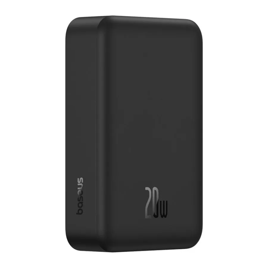 Магнитна външна батерия с ултракомпактен дизайн, 20000mAh, 20W - Baseus EnerFill FM41 (E0027U00) - Черна