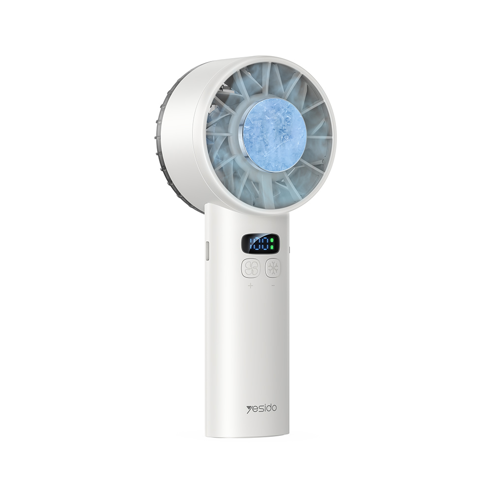 Ръчен вентилатор, 100 скорости, 12W, 12W, 3600mAh - Yesido YF18 - Черен