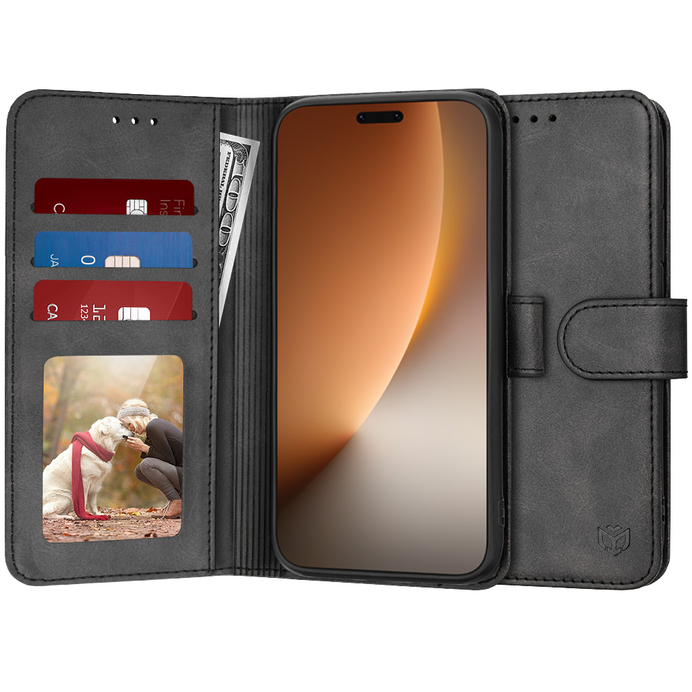 Калъф за Honor Magic8 Pro - Techsuit Diary Book - Черен