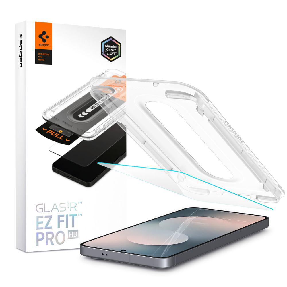 Капак за Samsung Galaxy S25 FE - Spigen Glas.tR EZ FIT Pro HD (AGL10203) - Прозрачен