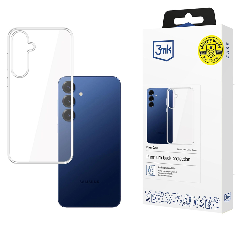 Калъф за Samsung Galaxy S25 FE - 3mk Прозрачен Case - Прозрачен