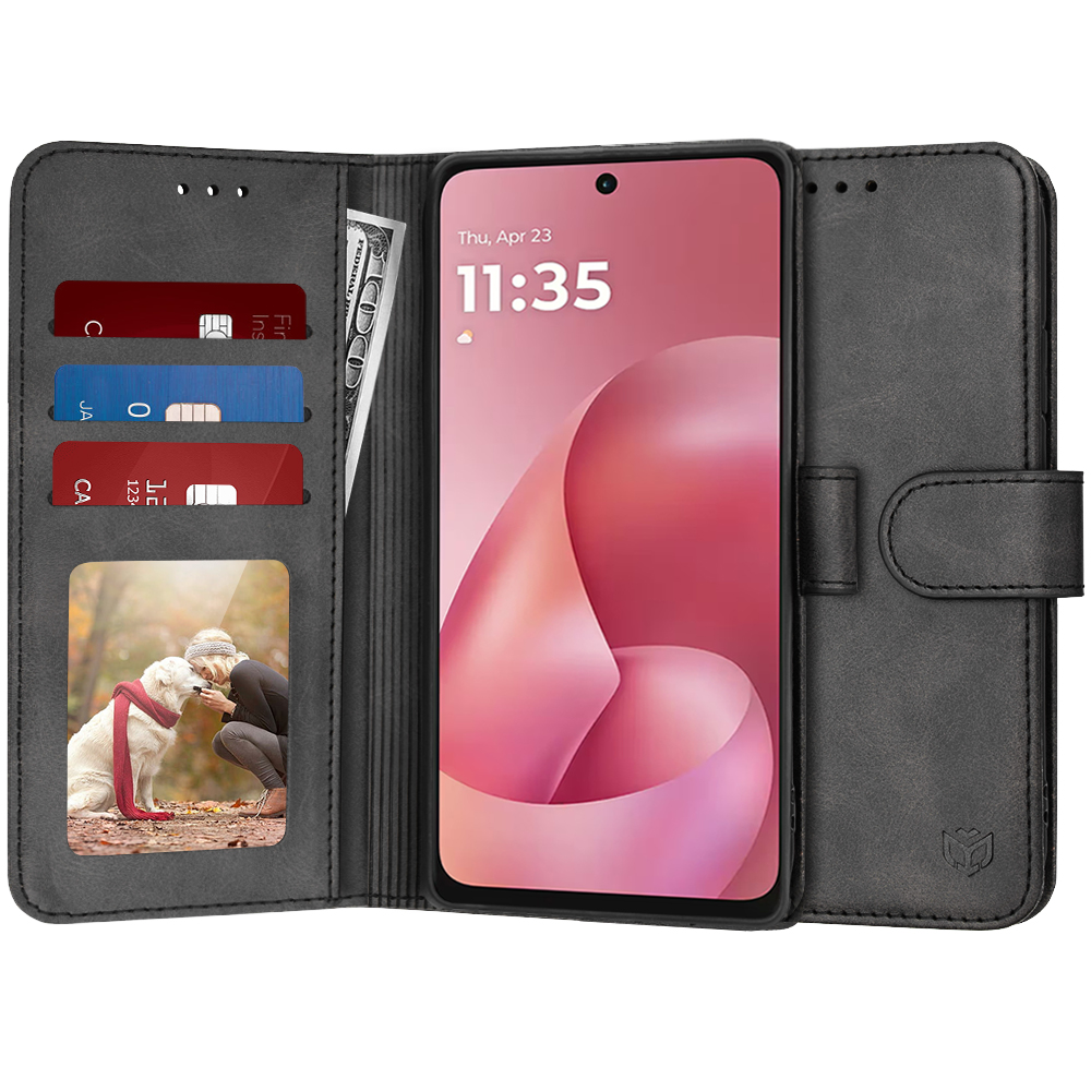 Калъф за Motorola Moto Moto G57 Power / G67 Power - Techsuit Diary Book - Черен