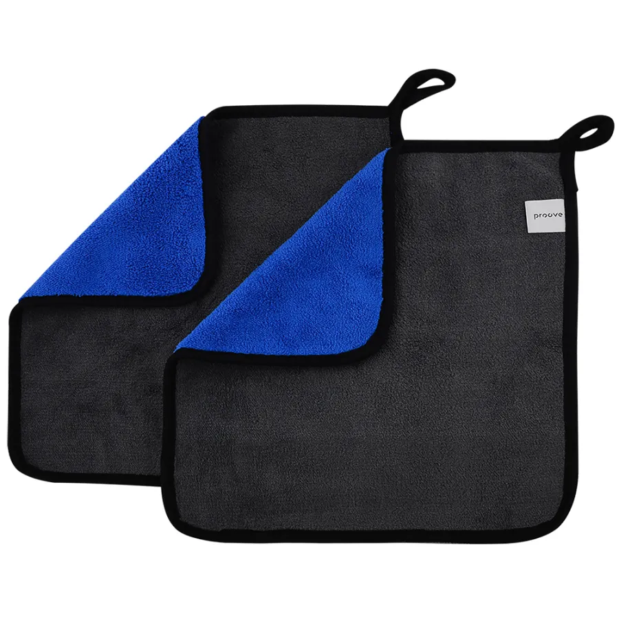 Четка за детайлно почистване на автомобил 30x30cm (комплект 2 бр.) - Proove Carshine (AACR30000003) - Синьо