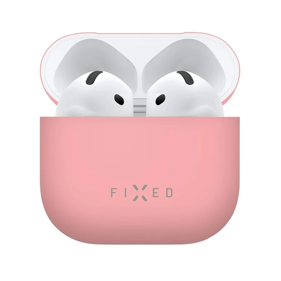 Калъф за AirPods 4 - Fixed Silky (FIXSIL-1473-PI) - Розов