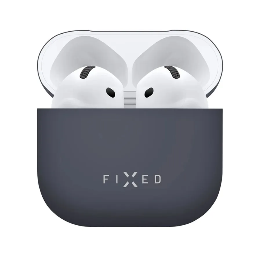 Калъф за AirPods 4 - Fixed Silky (FIXSIL-1473-BL) - Син