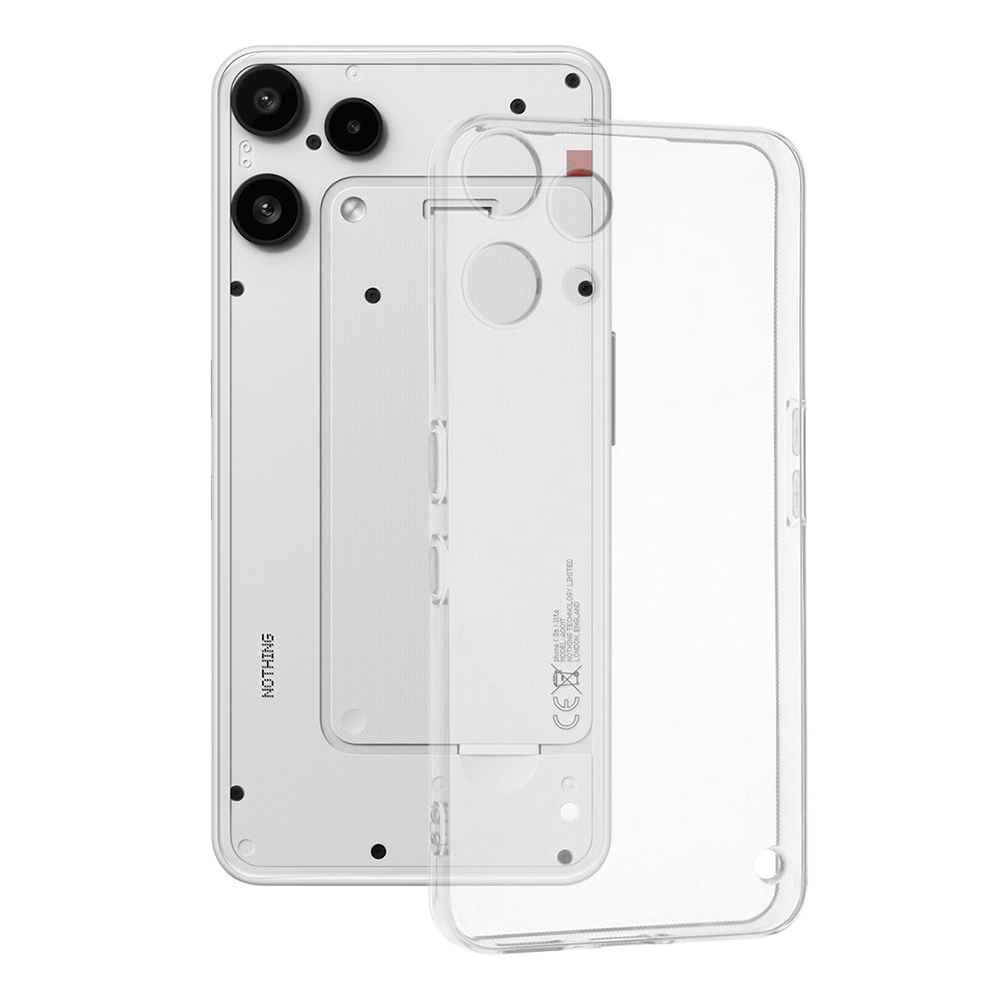 Case for Nothing Phone (3a) Lite - Techsuit Прозрачен Silicone - Прозрачен