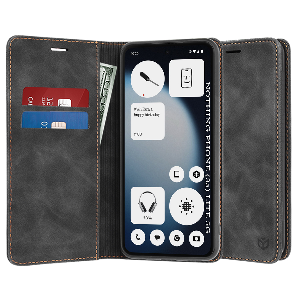 Case for Nothing Phone (3a) Lite - Techsuit Confy Cover - Черен