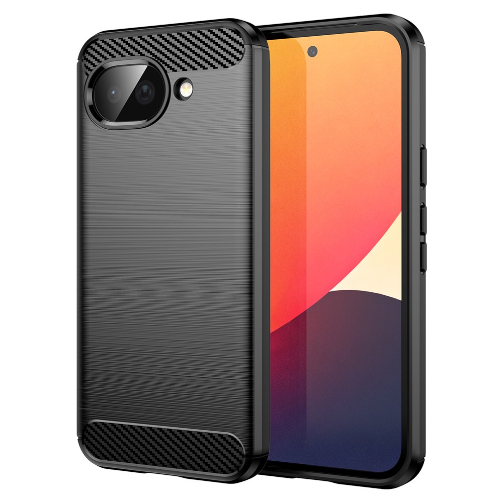 Калъф за Google Pixel 10a - Techsuit Carbon Silicone - Черен