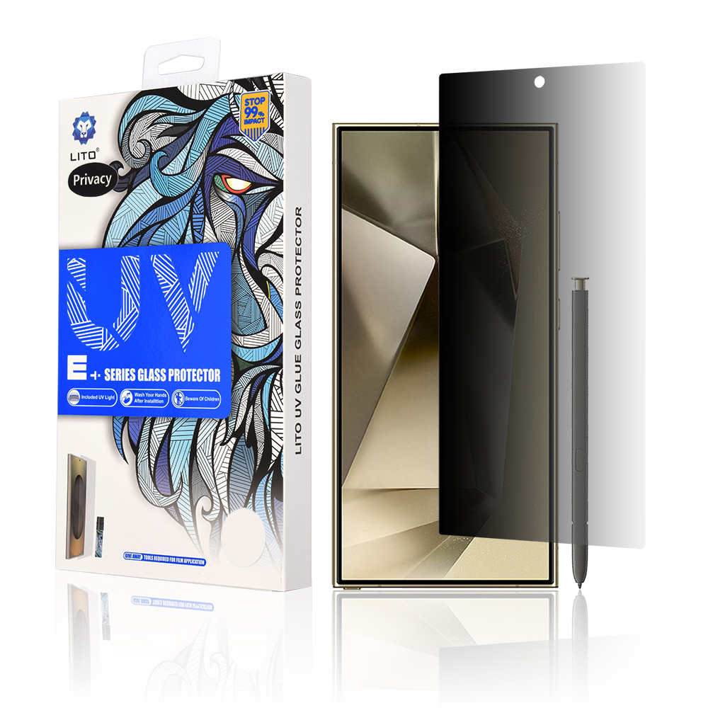 Капак за Samsung Galaxy S24 Ultra - Lito 3D UV Glass - Privacy