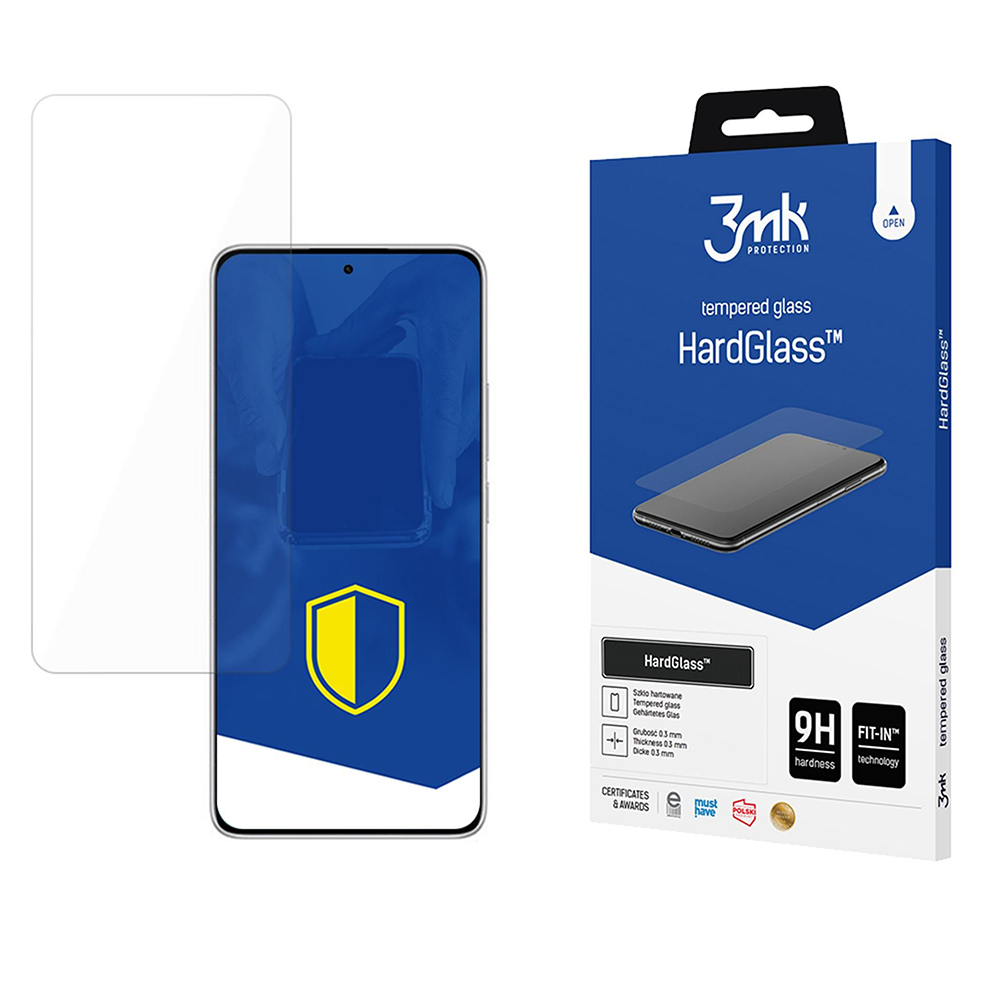 Капак за Xiaomi Redmi 15 4G / Redmi 15 5G - 3mk HardGlass Screen Protector - Прозрачен