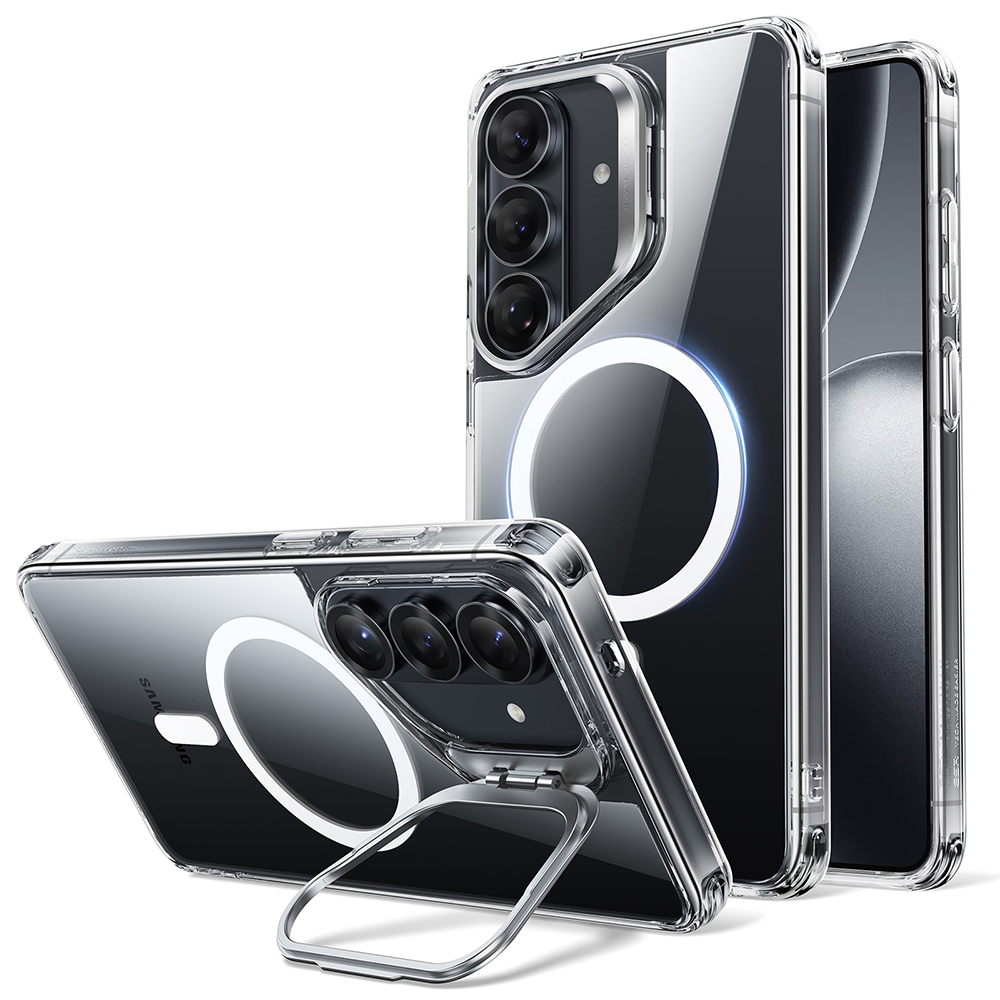 Калъф за Samsung Galaxy S26 Plus - ESR Classic Hybrid Hybrid HaloLock Kickstand - Прозрачен