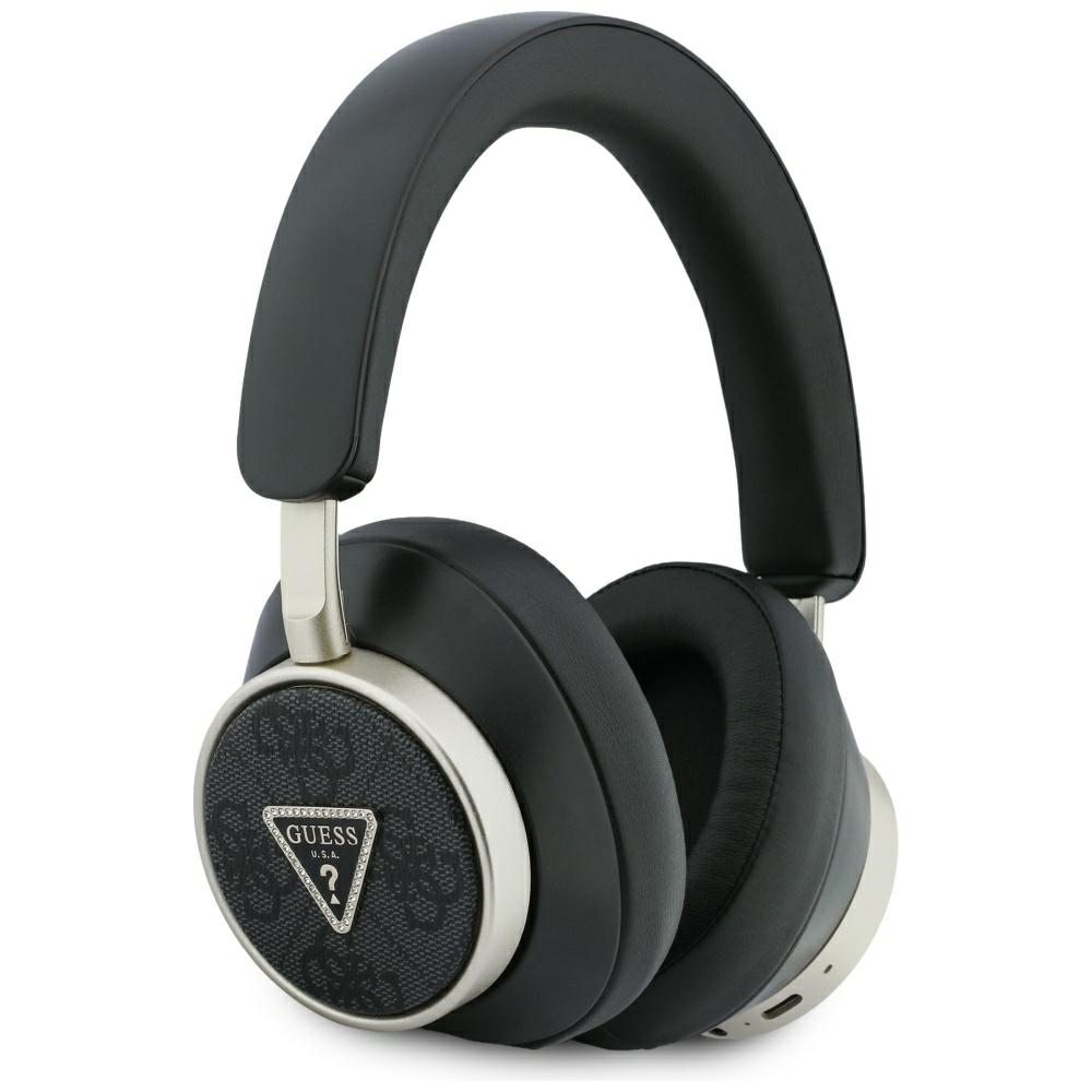 Слушалки Over-ear, BT, ENC - Guess 4G Triangle Logo (GUBHC15P4MRCTK) - черни