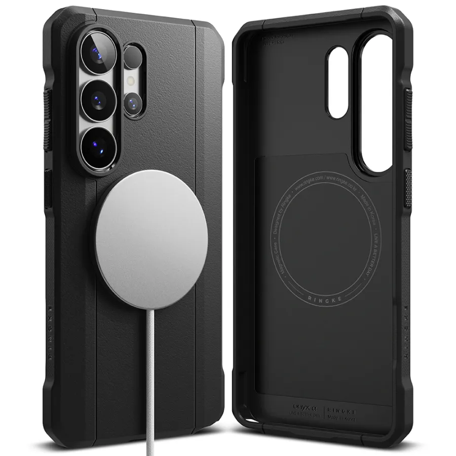 Калъф за Samsung Galaxy S26 Ultra - Ringke Onyx Alpha MagSafe - Черен