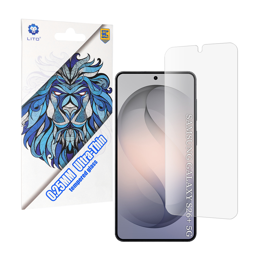 Капак за Samsung Galaxy S26 Plus - Lito 2.5D Classic Glass Ultra Thin - Прозрачен