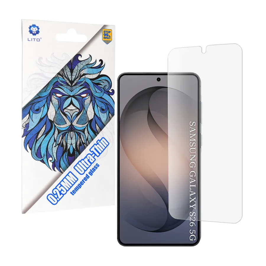 Капак за Samsung Galaxy S26 - Lito 2.5D Classic Glass Ultra Thin - Прозрачен
