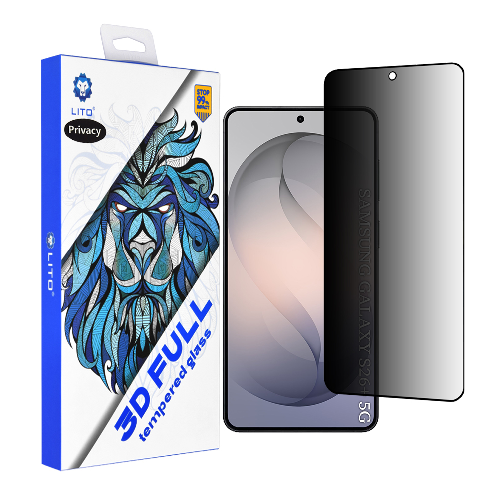 Капак за Samsung Galaxy S26 Plus - Lito 3D Full Cover - Privacy