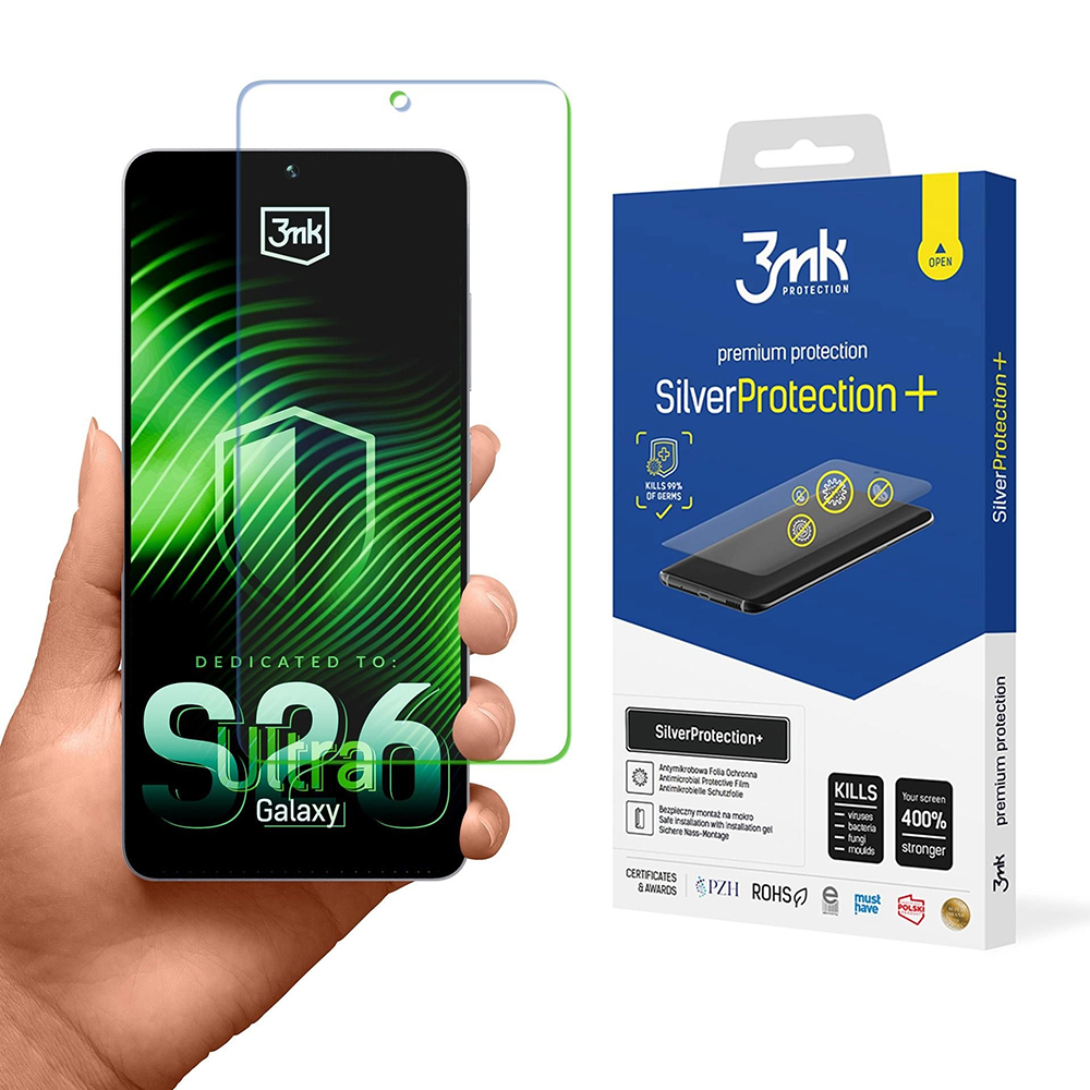 Капак за Samsung Galaxy S26 Ultra - 3mk SilverProtection+ - Прозрачен