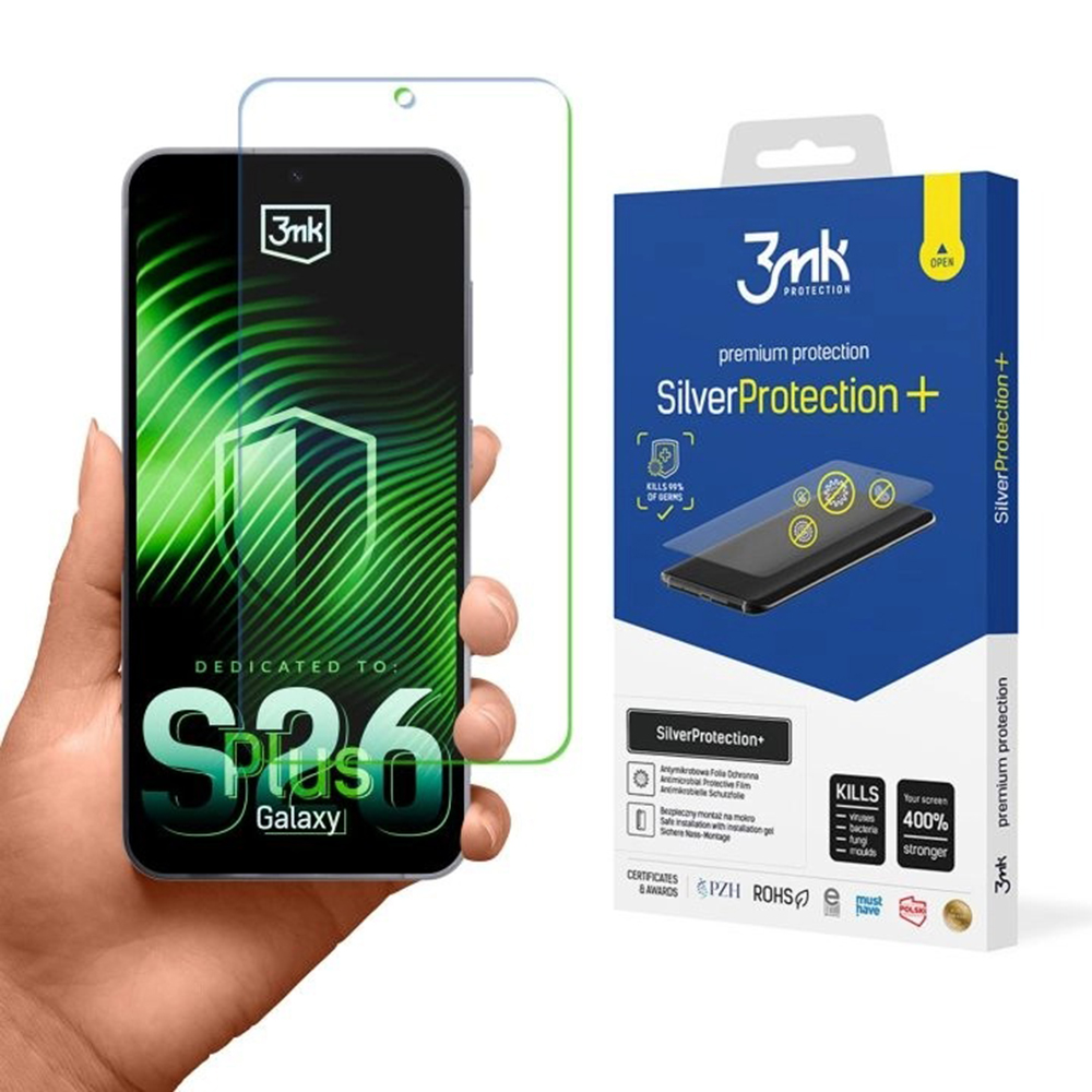 Капак за Samsung Galaxy S26 Plus - 3mk SilverProtection+ - Прозрачен