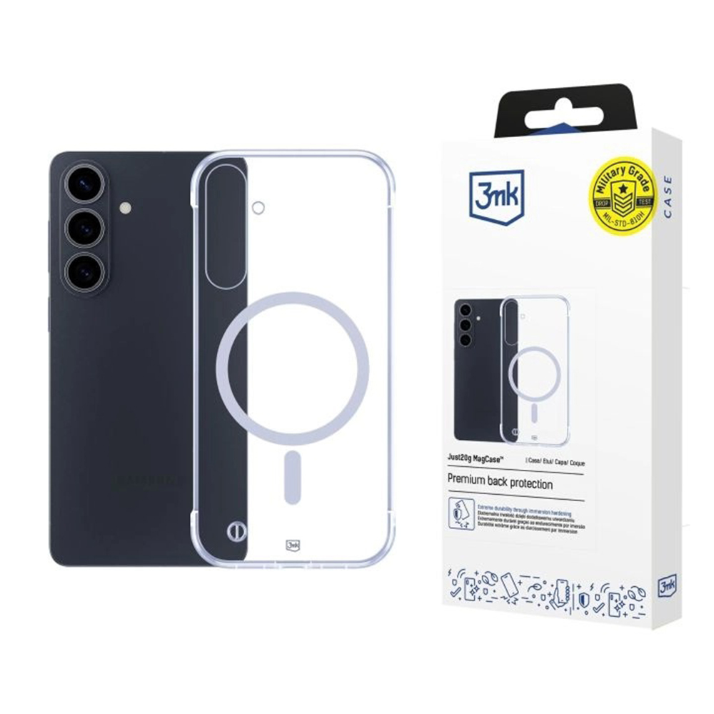 Калъф за Samsung Galaxy S26 Plus - 3mk Just20g MagCase - Прозрачен