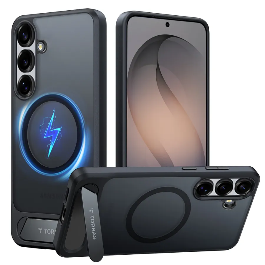 Калъф за Samsung Galaxy S26 - Torras Pstand - Черен
