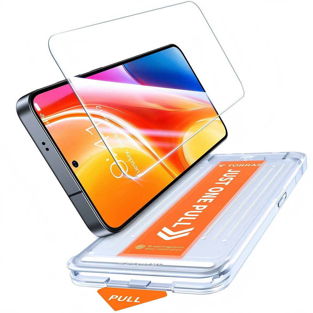 Фолио за Samsung Galaxy S26 Ultra - Torras GlassGo Install Master - Прозрачен