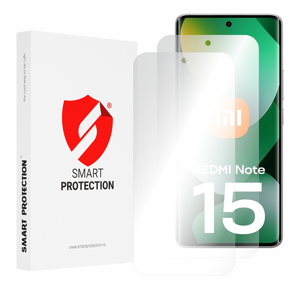 [2x Pack] Xiaomi Redmi Note 15 4G - Smart Protection Classic - Прозрачен