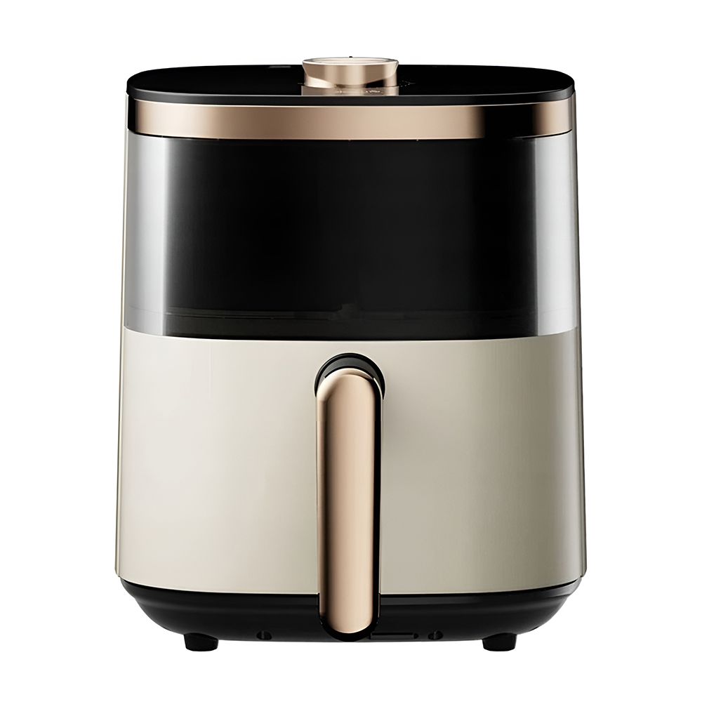 Фритюрник 3л, 1200W, без масло, 360° циркулация - Deerma (KZ30W) - Златист