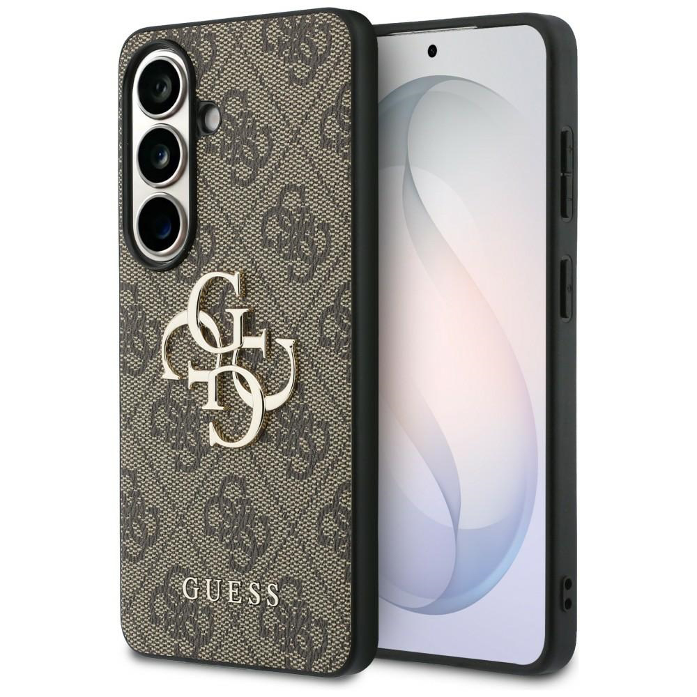 Калъф за Samsung Galaxy S26 - Guess Hardcase 4G Big Metal Logo (GUHCS26S4GMGMGBR) - Кафяв