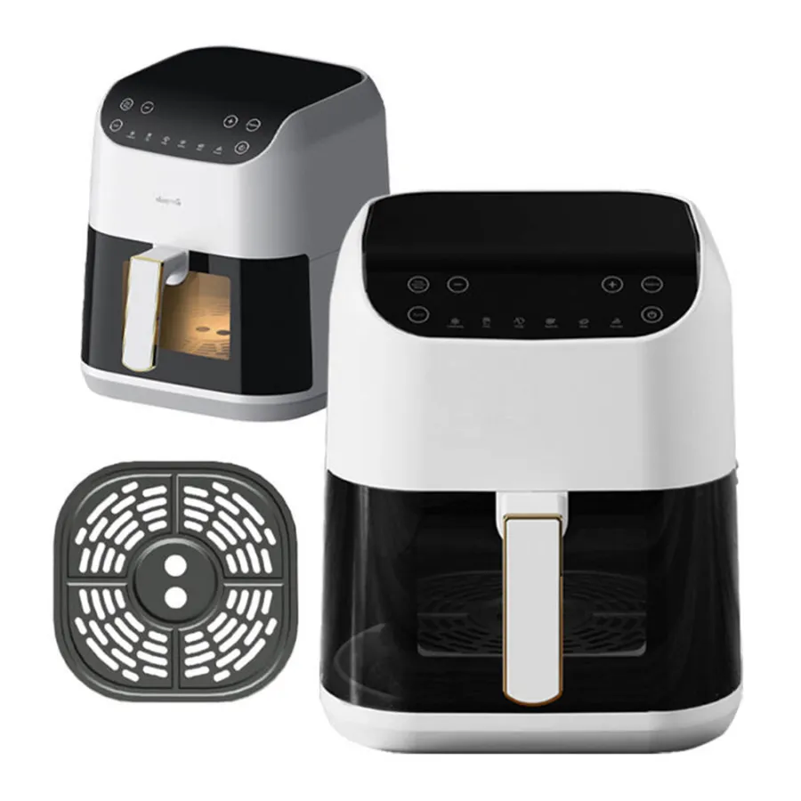 Фритюрник 5.5л, 80-200°C, 1300W - Deerma (DEM-KZ130W) - Бял