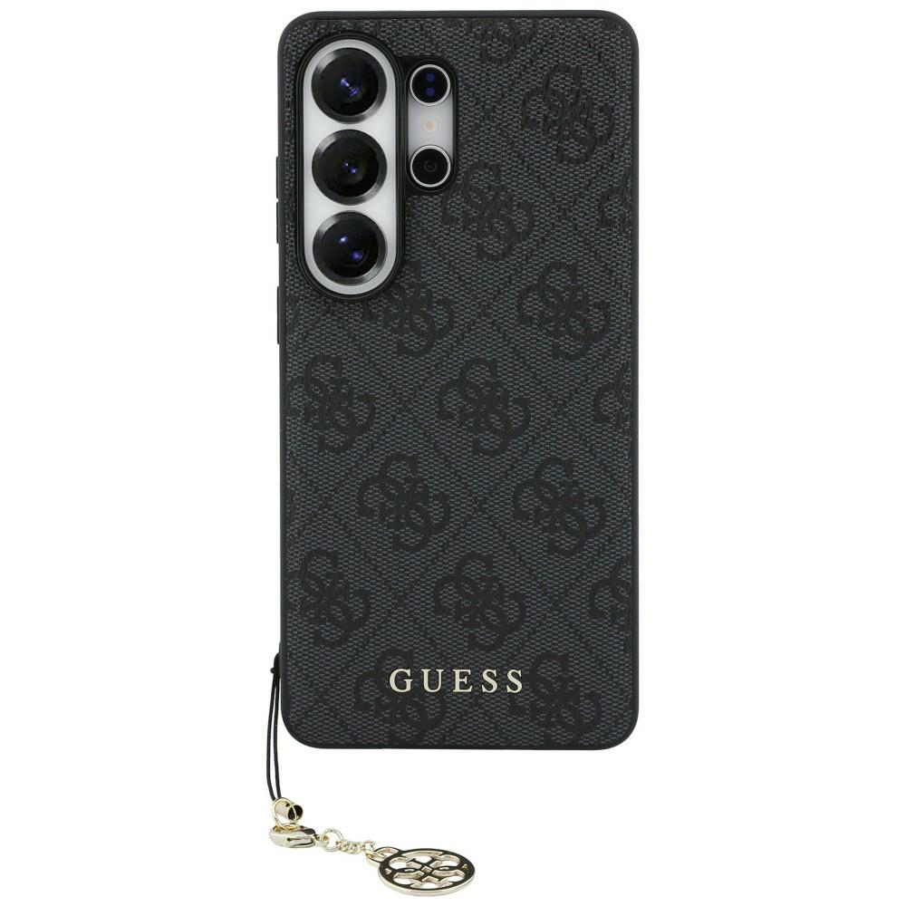 Калъф за Samsung Galaxy S26 Ultra - Guess Hardcase 4G Classic Logo Charm (GUHMS26LGF4GGR) - Черен