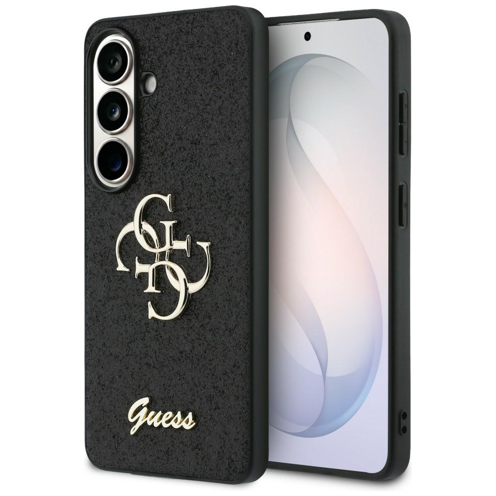 Чантичка за Samsung Galaxy S26 - Guess Fixed Glitter Big 4G Metal Logo (GUHCS26SHG4SGK) - Черна