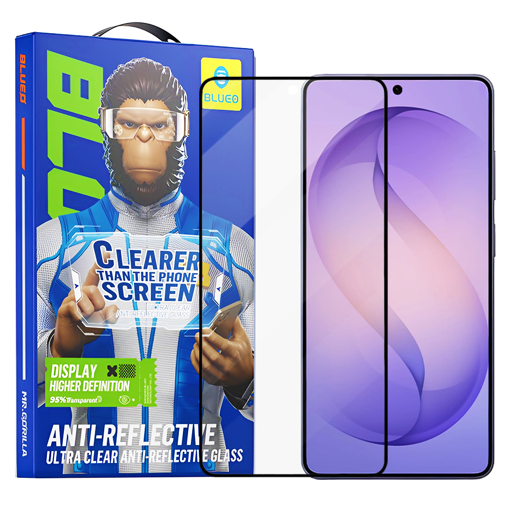 Капак за Samsung Galaxy S26 Ultra - Blueo Anti-Reflective HD Glass - Черен