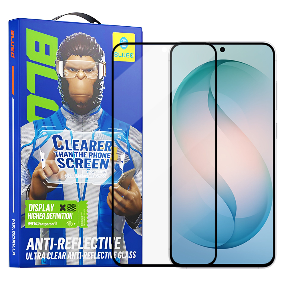 Капак за Samsung Galaxy S26 Plus - Blueo Anti-Reflective HD Glass - Черен