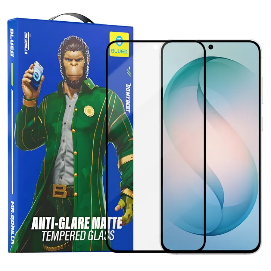 Капак за Samsung Galaxy S26 Plus - Blueo Anti-Glare Matte Matte Glass - Черен