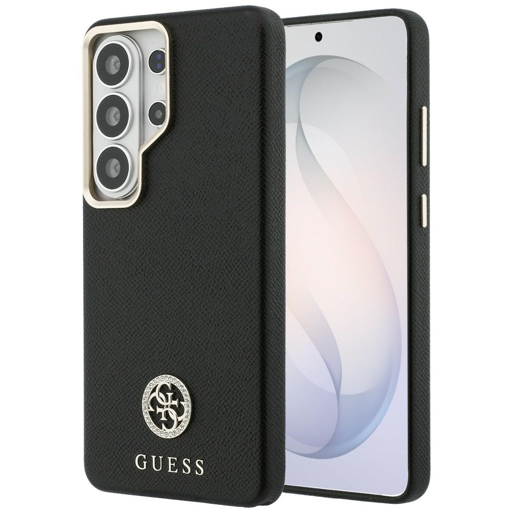 Калъф за Samsung Galaxy S26 Ultra - Guess Rhinestone Round Logo MagSafe (GUHMS26LPGCRMDEK) - Черен