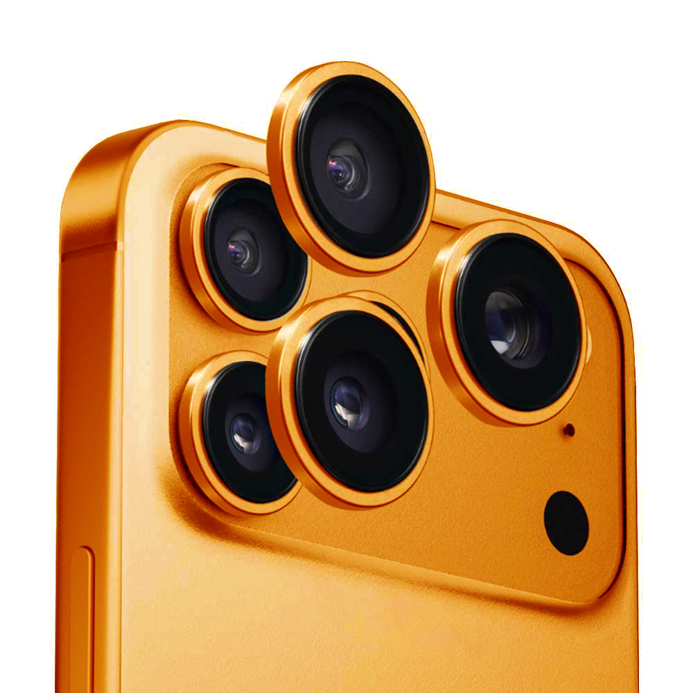 Калъф за iPhone 17 Pro / iPhone 17 Pro Max - ANANK AR Lens Guard - Оранжев