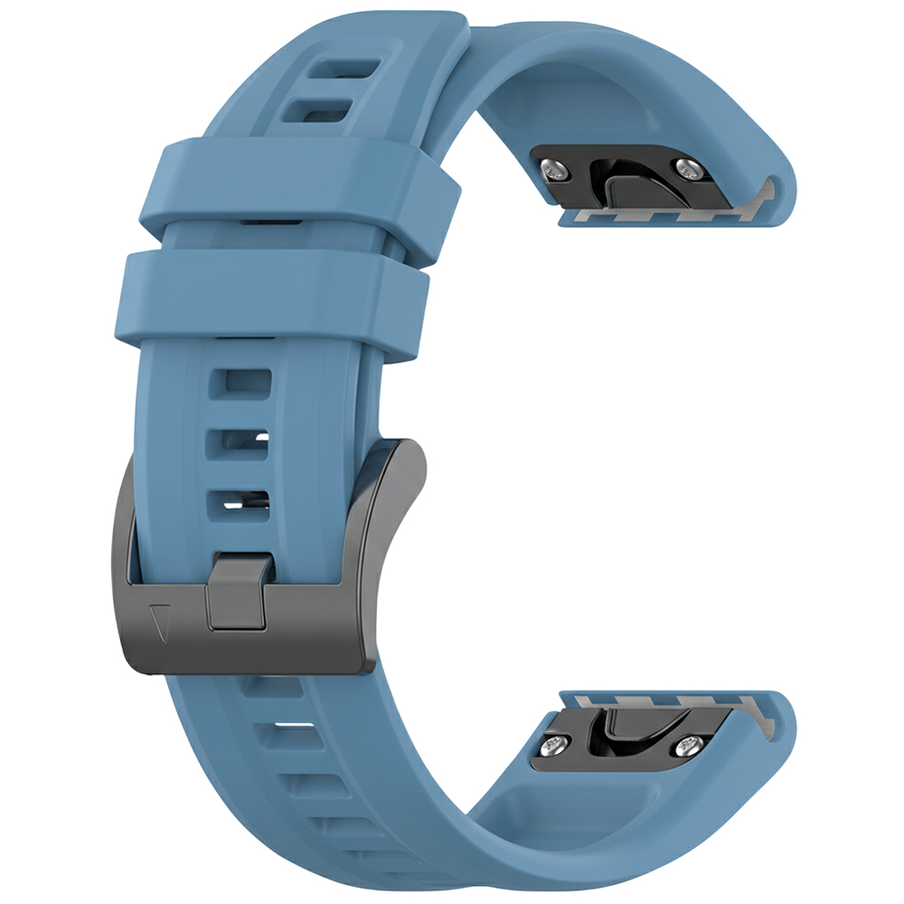 Каишка за Garmin Fenix 5/5 Plus 6/6 Pro/7/Forerunner 945/955/970/Approach S60/S62 - Techsuit Каишка за часовник QuickFit 22 мм (W060) - морско синьо
