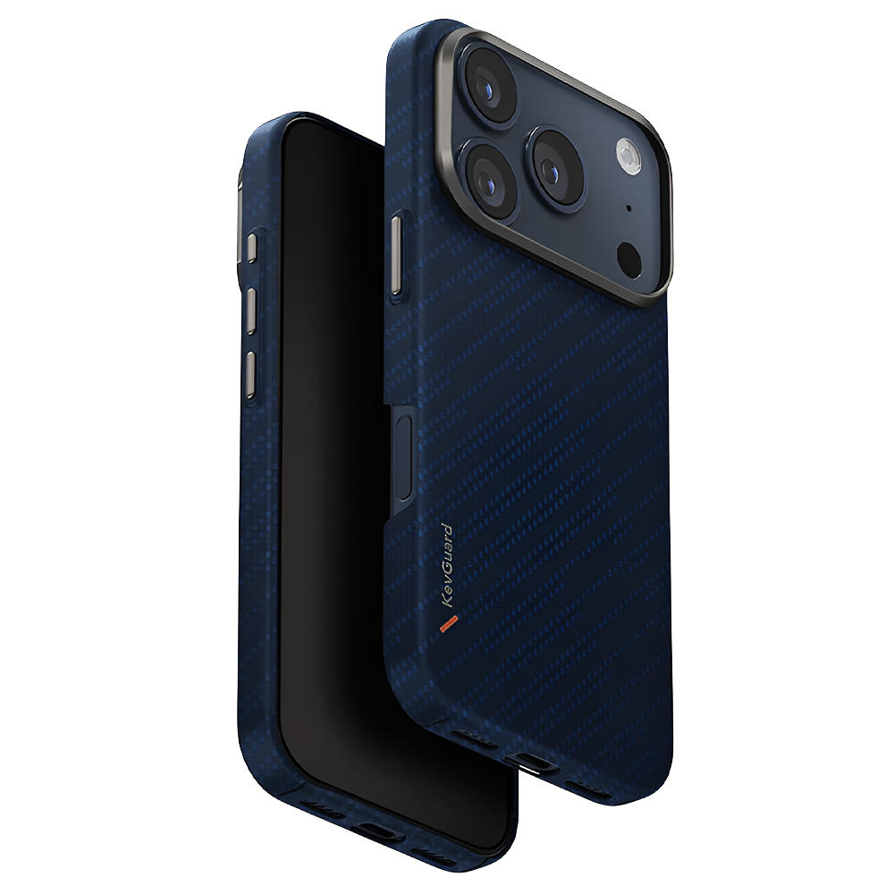 Калъф за iPhone 17 Pro Max - UNIQ Keva Aramid - Frosted Denim